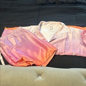 Victoria's Secret Light Pink Satin Set